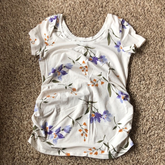 Lot of 3 Sz S Old Navy Maternity Scoop Neck Tees - Picture 4 of 4